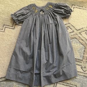 Vive La Fete, size 3, smocked Wake Forest dress